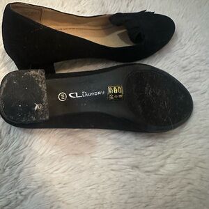 CL by Laundry Black Flats for Women